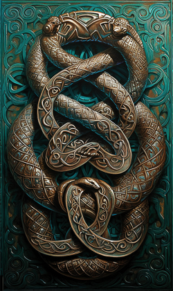 celtic snake knotwork